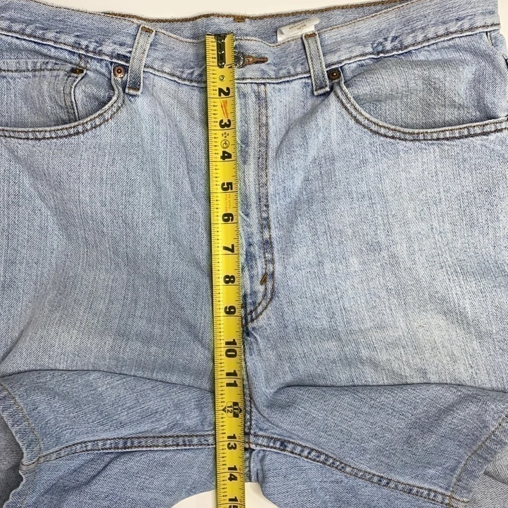 Levi's 505 Light Wash Button Fly Shorts Size W36 Regular Fit